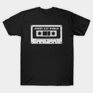 Jimmy Eat World  Retro Cassette White  Jimmy Eat World Unisex Tshirt